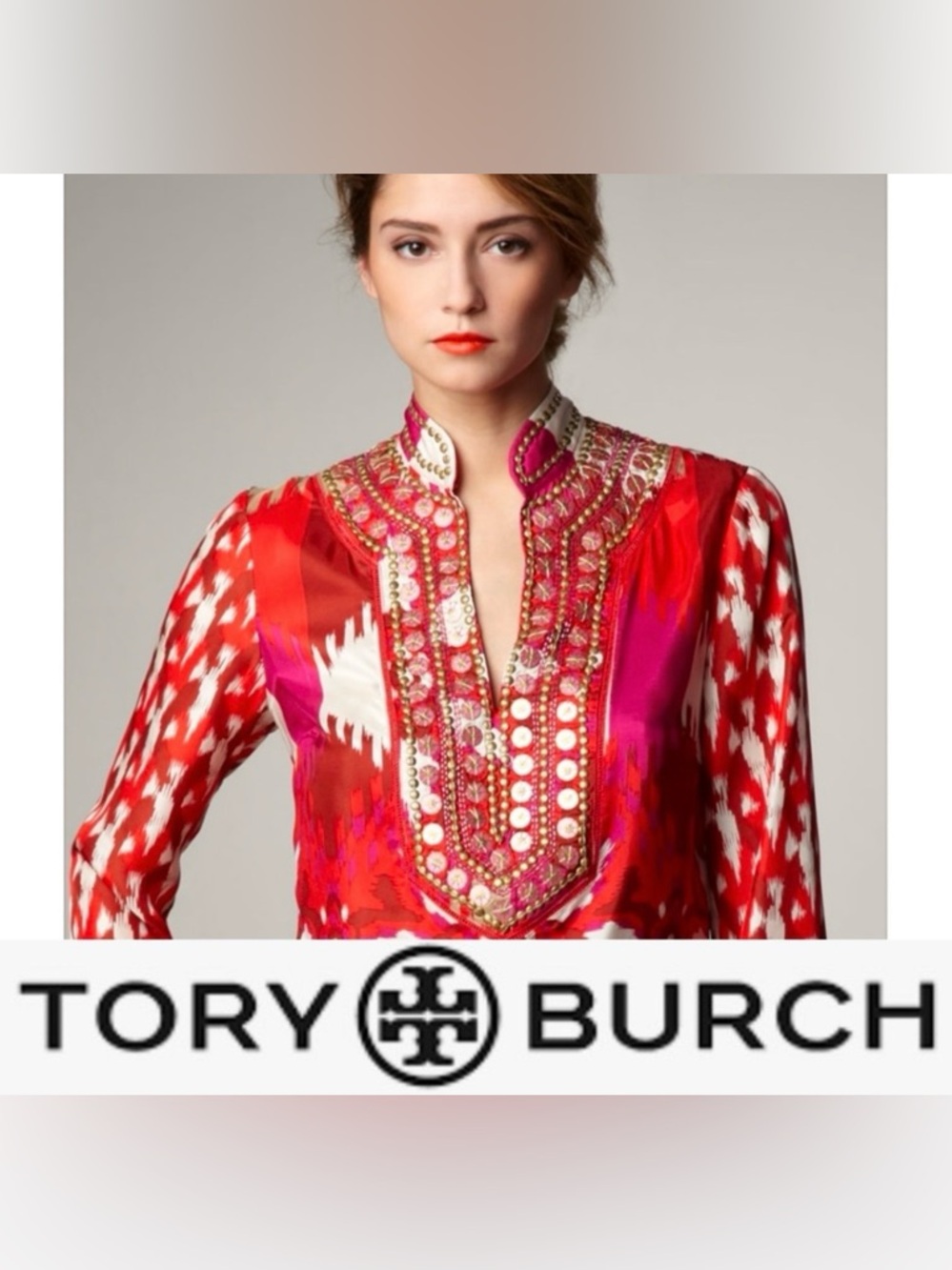 Tory Burch Iveta Silk Tunic